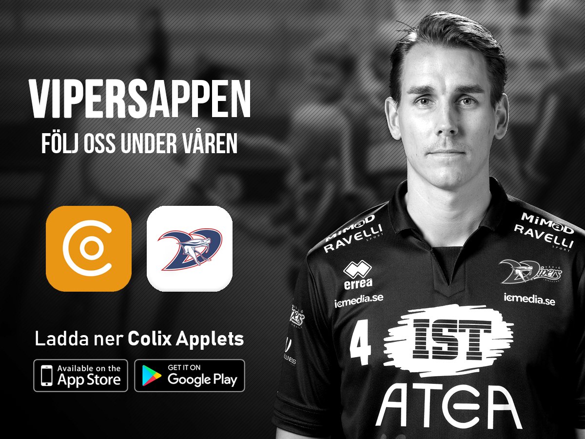 colixsystems's tweet image. Gör som en av @SSL_se tuffaste backar, Växjösonen och landslagsmeriterade @johanrooos; ladda hem @vaxjovipers-appen - byggd på vår plattform Colix Applets! Följ smålänningarnas resa i jakten på det efterlängtade SM-guldet du också. 
Colix Applets - ditt digitala skyltfönster.