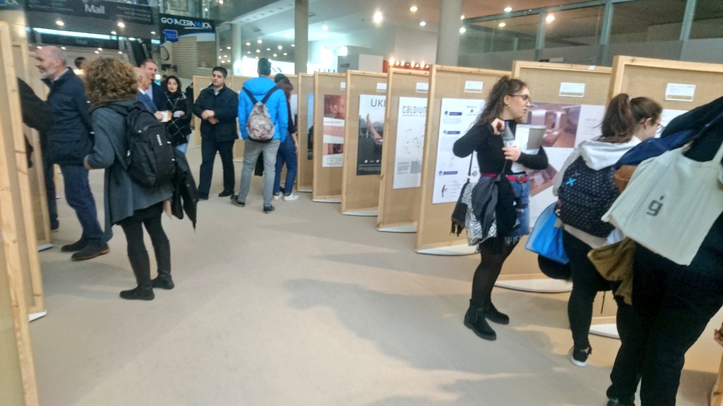 Cevisama's tweet photo. Tras el gran éxito de las ponencias de #CevisamaLab todavía tienes la oportunidad de conocer los proyectos del concurso de diseño cerámico y de baños en el distribuidor del nivel 2 de #Cevisama18 https://t.co/KD4en54xT3