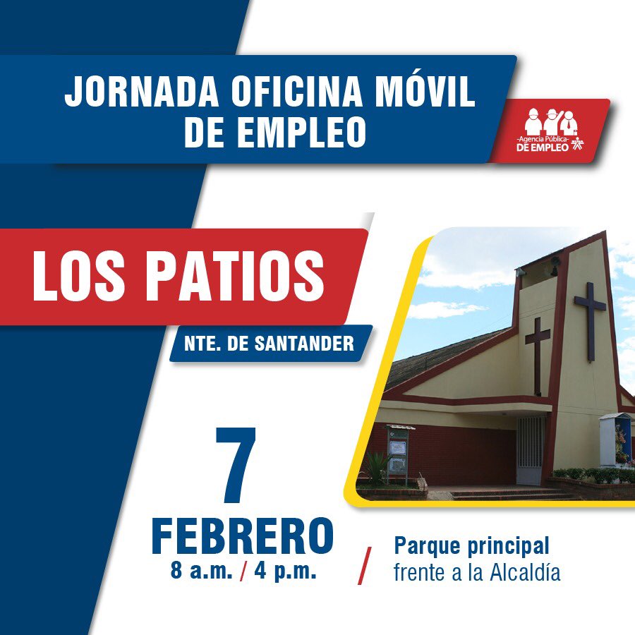 jalizarazo's tweet photo. #FelizMiércoles HOY tercer día de la jornada especial en Norte de Santander con las oficinas móviles del #SENAEsEmpleo para atención a colombianos deportados de Venezuela y Venezolanos con permiso de trabajo en Colombia. ¡Agéndese y asista a las jornadas! #TrabajoSíHay https://t.co/k1Gnp1PnzQ