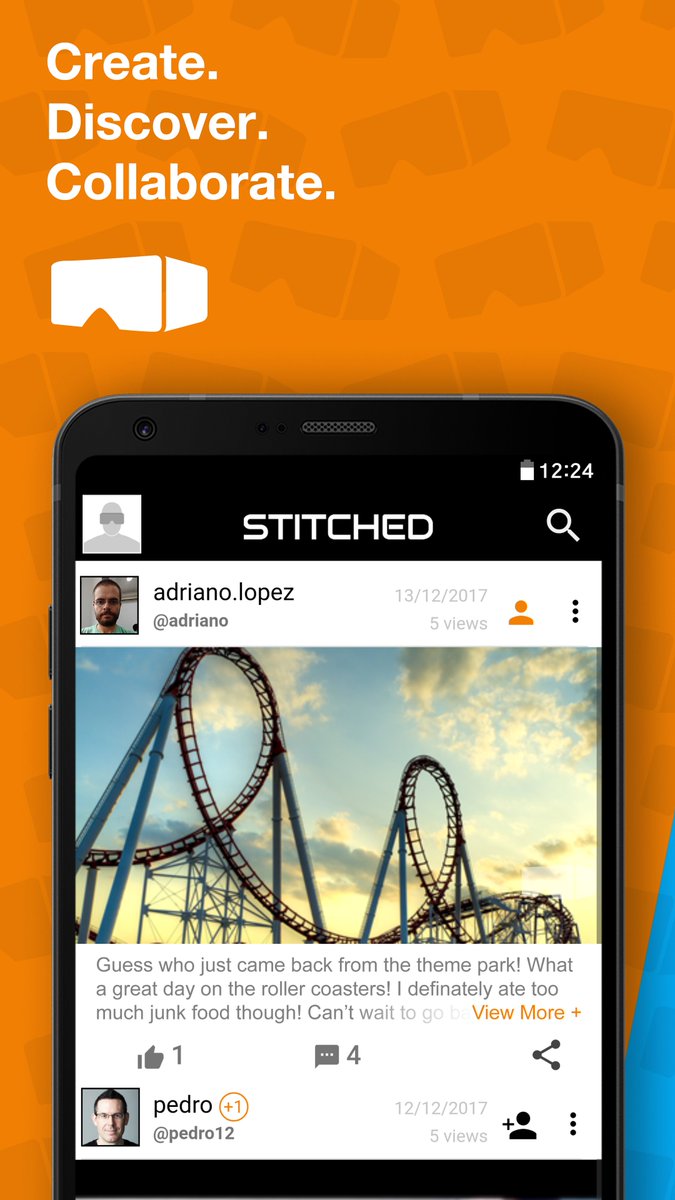 TVRLP's tweet photo. Sign up to the Stitched Beta Community Now!

Stitched is a new collaborative app where you can create #VirtualReality experiences with friends from the videos you capture on your mobile device.

Click the link below:
https://t.co/bXnDf7dkhR
#shapingthefuture https://t.co/RCGTQvJkOV