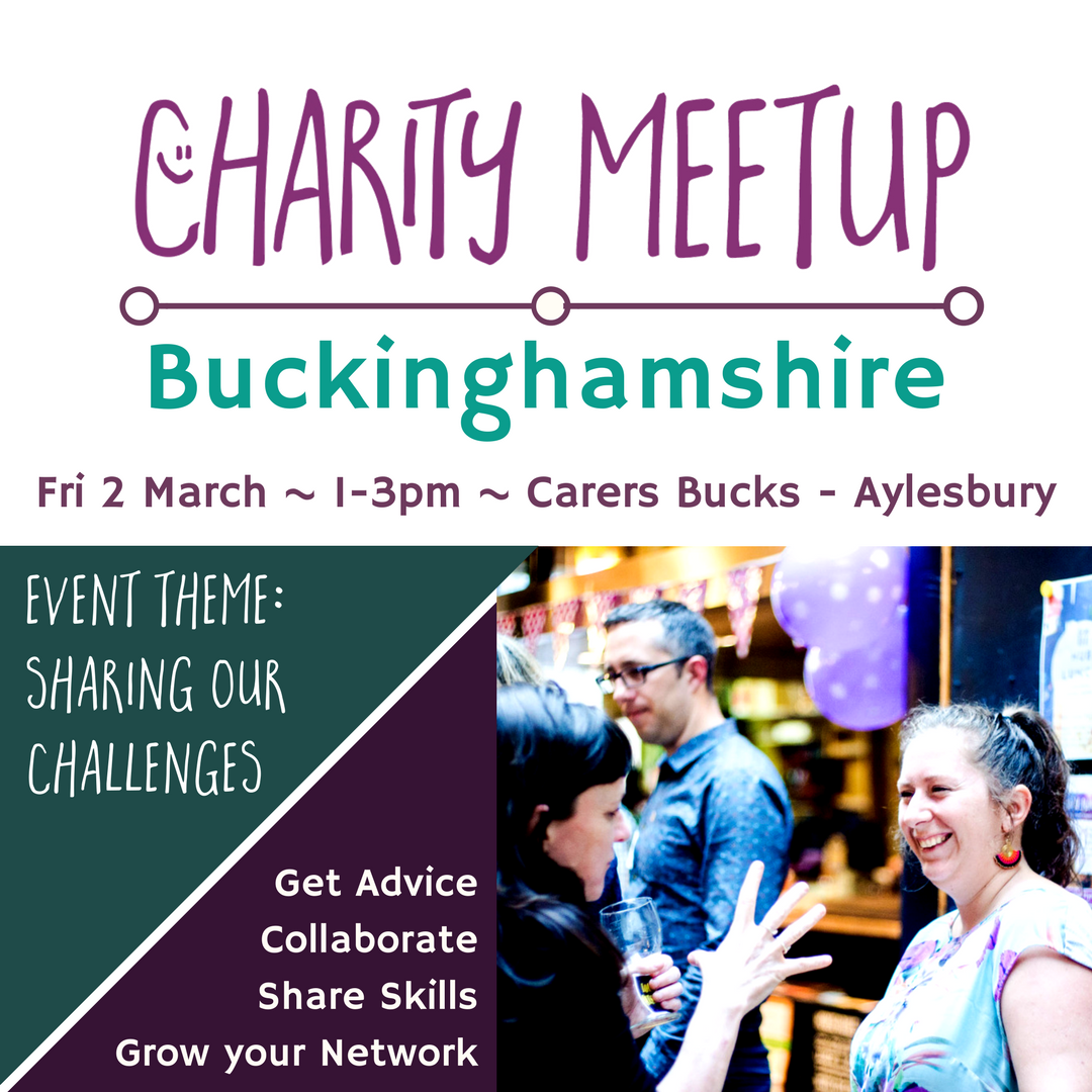 Charity_Meetup's tweet photo. New regional #CharityMeetup networking and skills sharing event in  #Buckinghamshire launch is kindly hosted by @CarersBucks on Fri 2 March  1-3pm https://t.co/cAWZ531jdF  #charity  #collaboration #BetterTogether https://t.co/35szEAoj4J