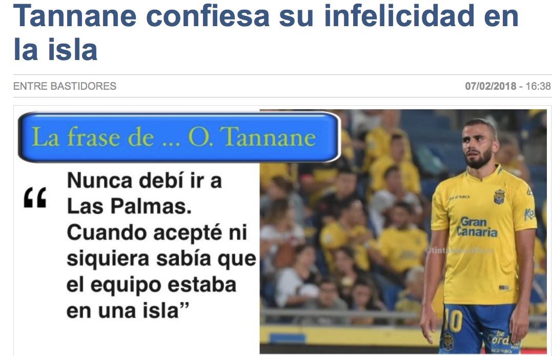 Para ser de Marruecos estamos algo flojos en geografía.
No te preocupes <a href="/Oussamatannane7/">Oussama Tannane</a>, nosotros cuando te aceptamos ni siquiera sabíamos que eras tan paquete