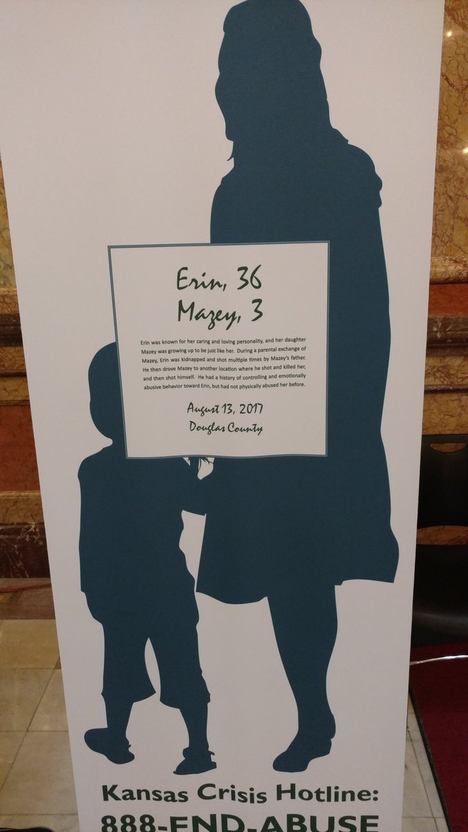 advokateKC's tweet photo. Silent Witness project compiled by KS Coalition Against Sexual & Domestic Violence is on display today at KS Capitol building in Topeka. The display shares the stories of DV/SV femicides in Kansas. #kcsdv #stoptheviolence https://t.co/Cd7AjGoAyu