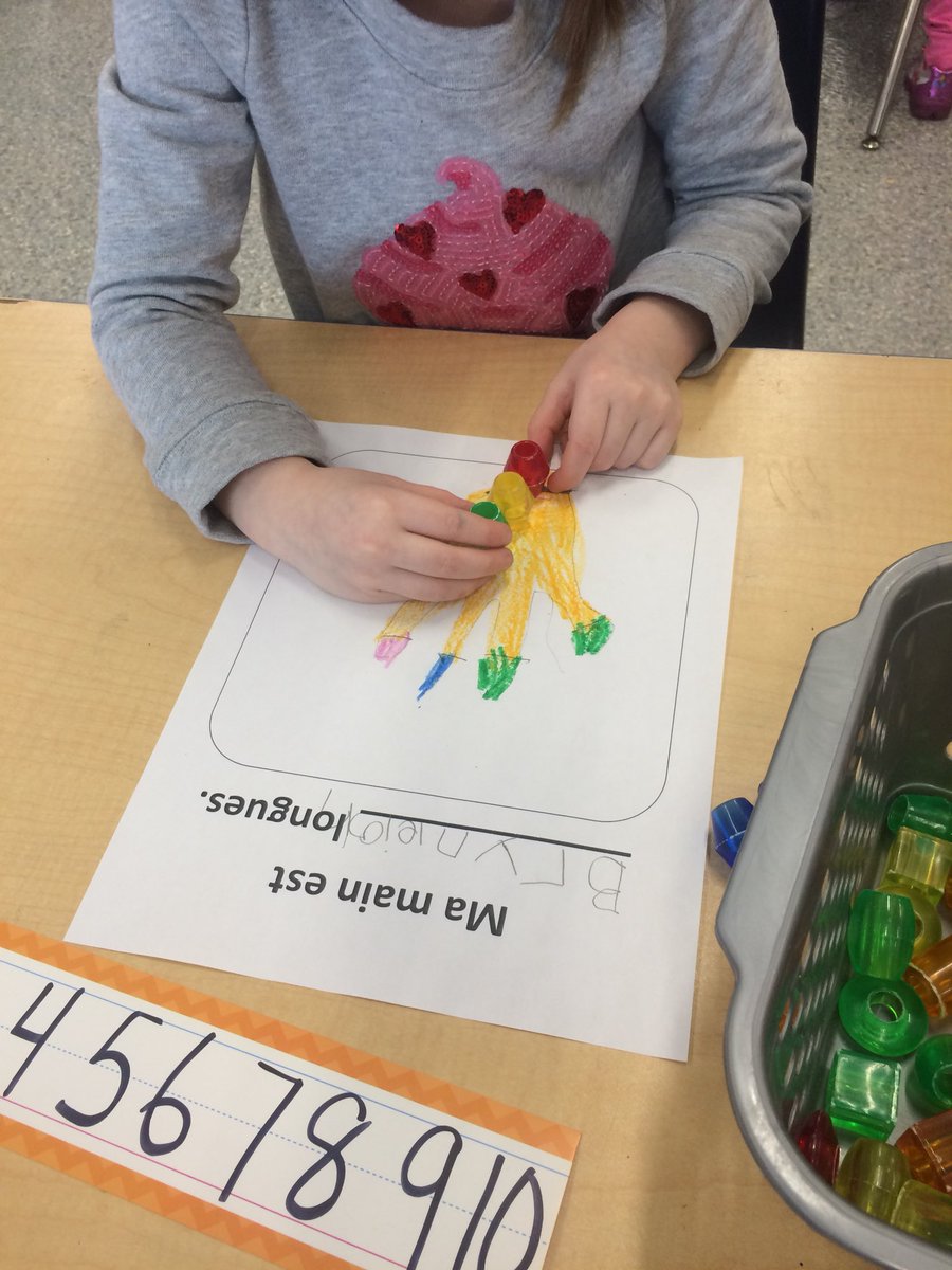 Radford_Kinders's tweet photo. Exploring non standard units of measurement while seeing how long our hands are #confedcourage @GEDSB https://t.co/iCYcf7yuQN