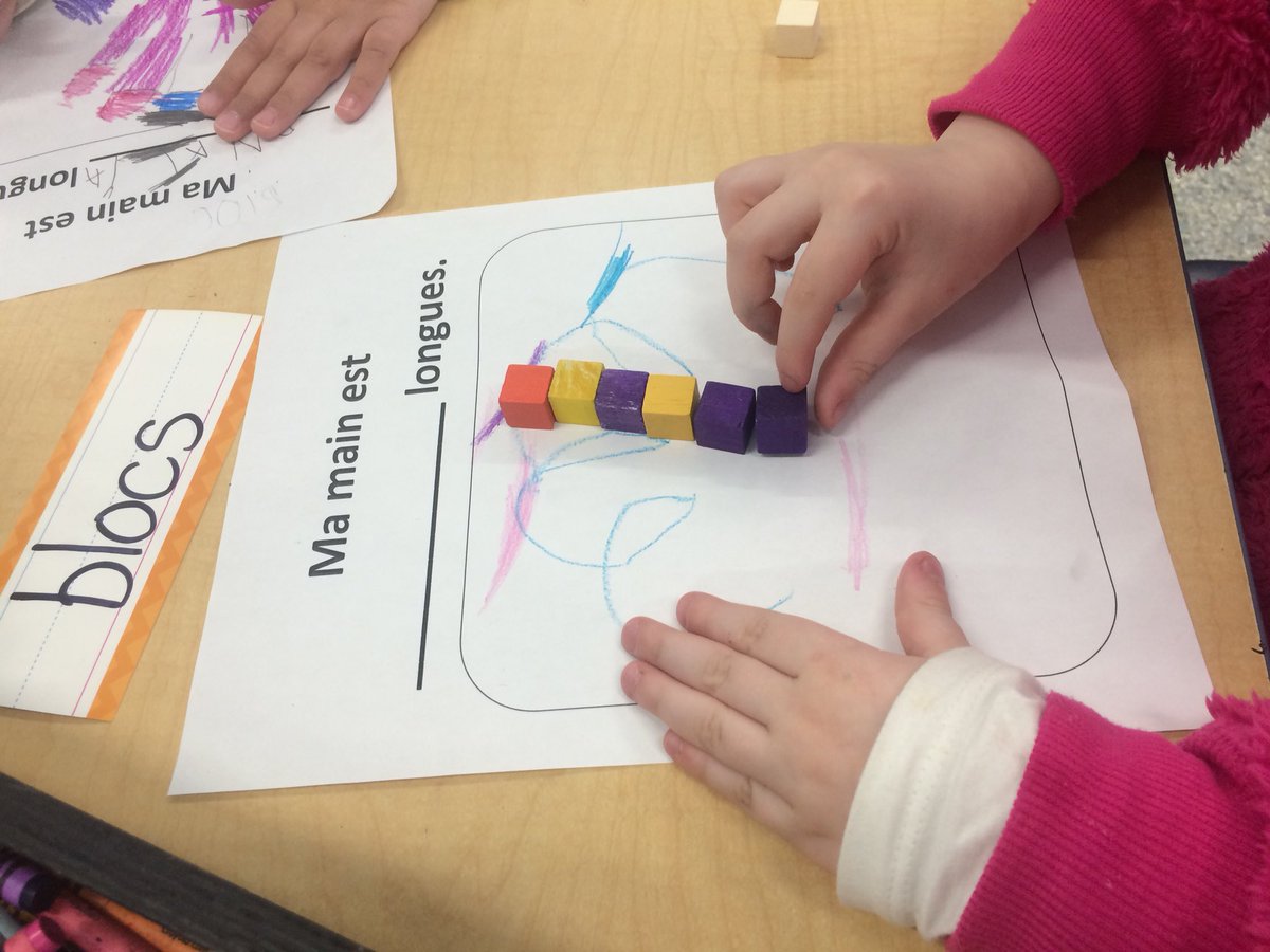 Radford_Kinders's tweet photo. Exploring non standard units of measurement while seeing how long our hands are #confedcourage @GEDSB https://t.co/iCYcf7yuQN