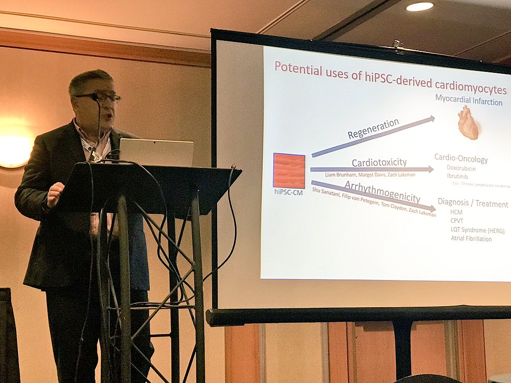 HeartandLung's tweet photo. Dr. Glen Tibbits talks IPS cell potential for treating complex heart diseases in the future #2018FEST @SFU https://t.co/GChEpZClkM
