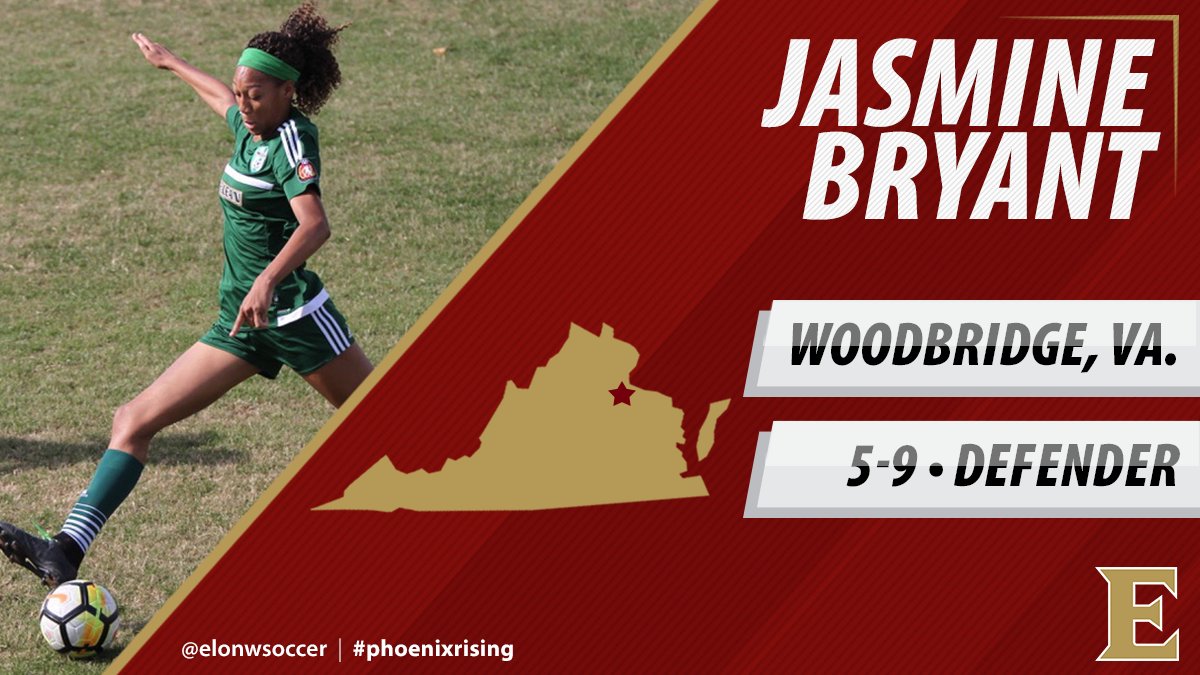 ElonWSoccer's tweet photo. Excited to welcome Jasmine Bryant to the Phoenix family! #EUWS #ElonSigns https://t.co/9xWn03zRN9