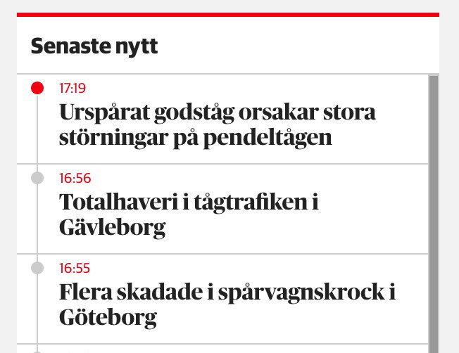 svensk tågtrafik får i alla fall publicitet i media.... men det räcker inte om vi ska resa hållbart! #sjab #tåg