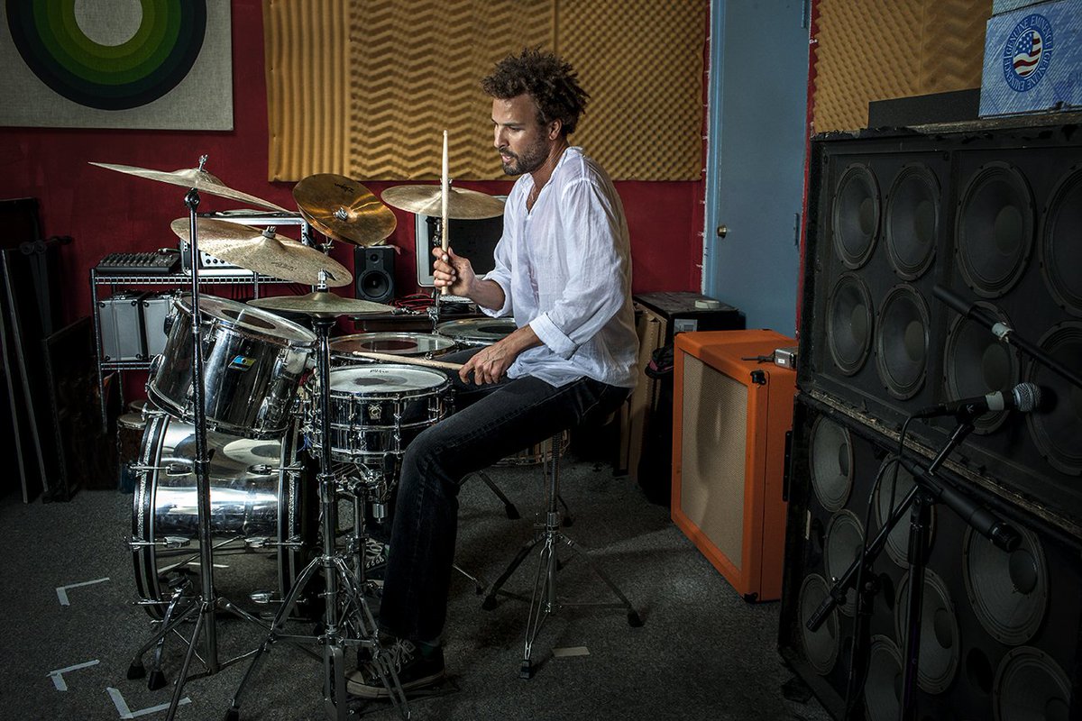 @mister_theodore - Photographed at his studio in Los Angeles for #thedrumthing #queensofthestoneage #themarsvolta