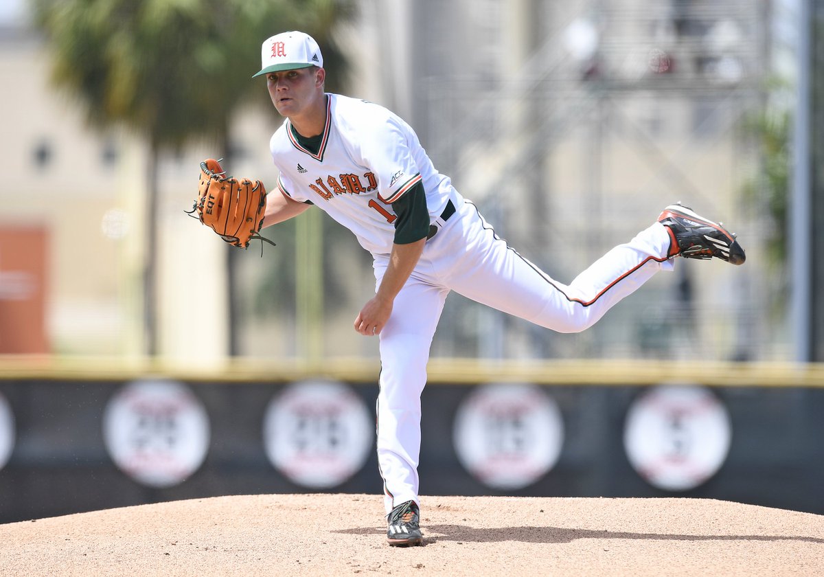 CanesBaseball's tweet photo. The top nine Canes pitchers in ERA from last season are all back for 2018.

The first chance to see them in competitive action is just nine days away. https://t.co/urknKQCNQK