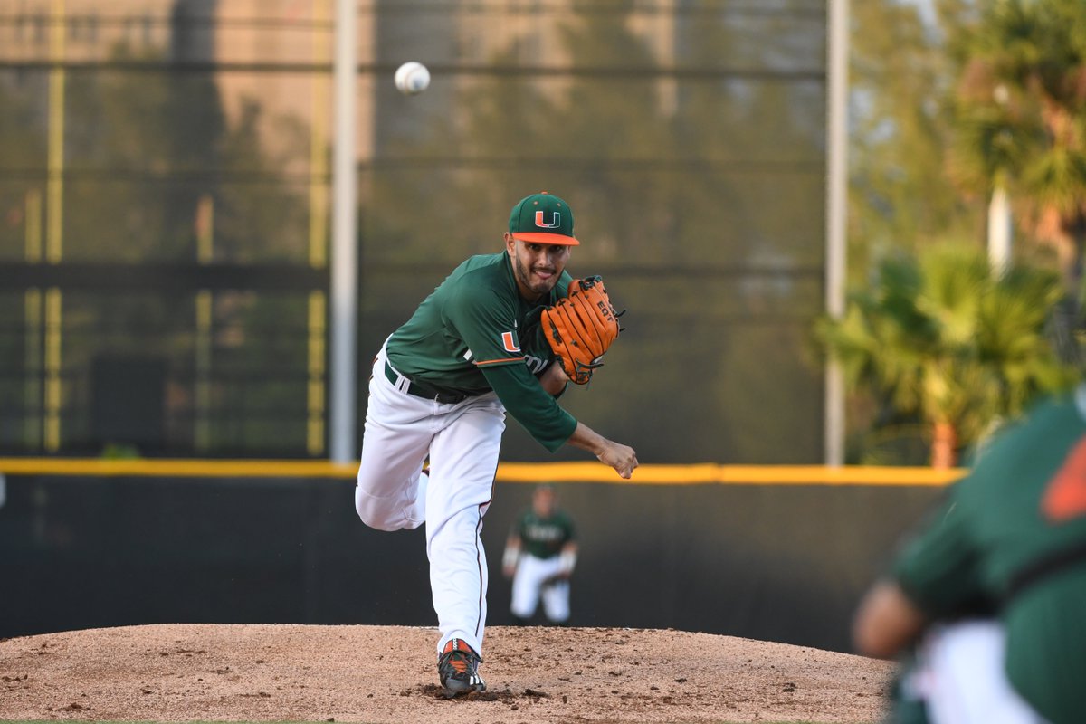 CanesBaseball's tweet photo. The top nine Canes pitchers in ERA from last season are all back for 2018.

The first chance to see them in competitive action is just nine days away. https://t.co/urknKQCNQK