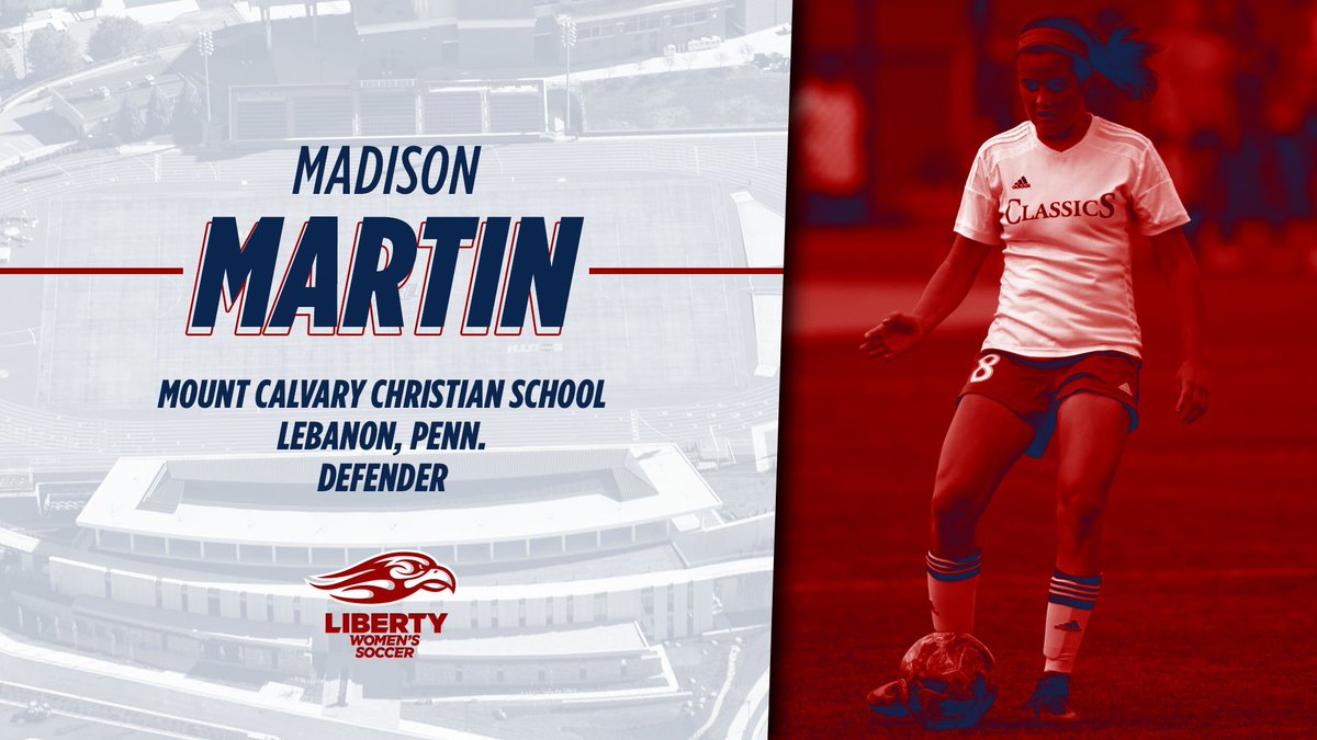LibertyWSoccer's tweet photo. From Pennsylvania to Virginia! Welcome to the Flames Family Madison Martin @maddymar08 https://t.co/QkgH10S3Z0