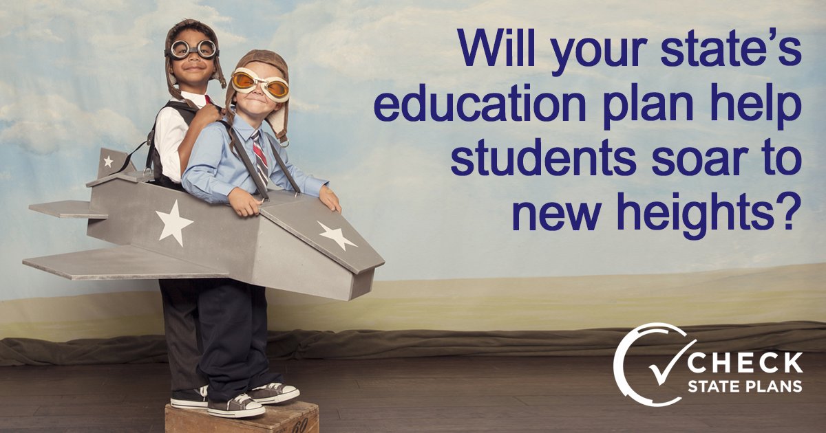 StudentSuccess's tweet photo. Turns out, many states’ lofty education goals are untethered to actual accountability plans: https://t.co/pUYpbLMDjB #CheckStatePlans https://t.co/JFUD4dgbkC