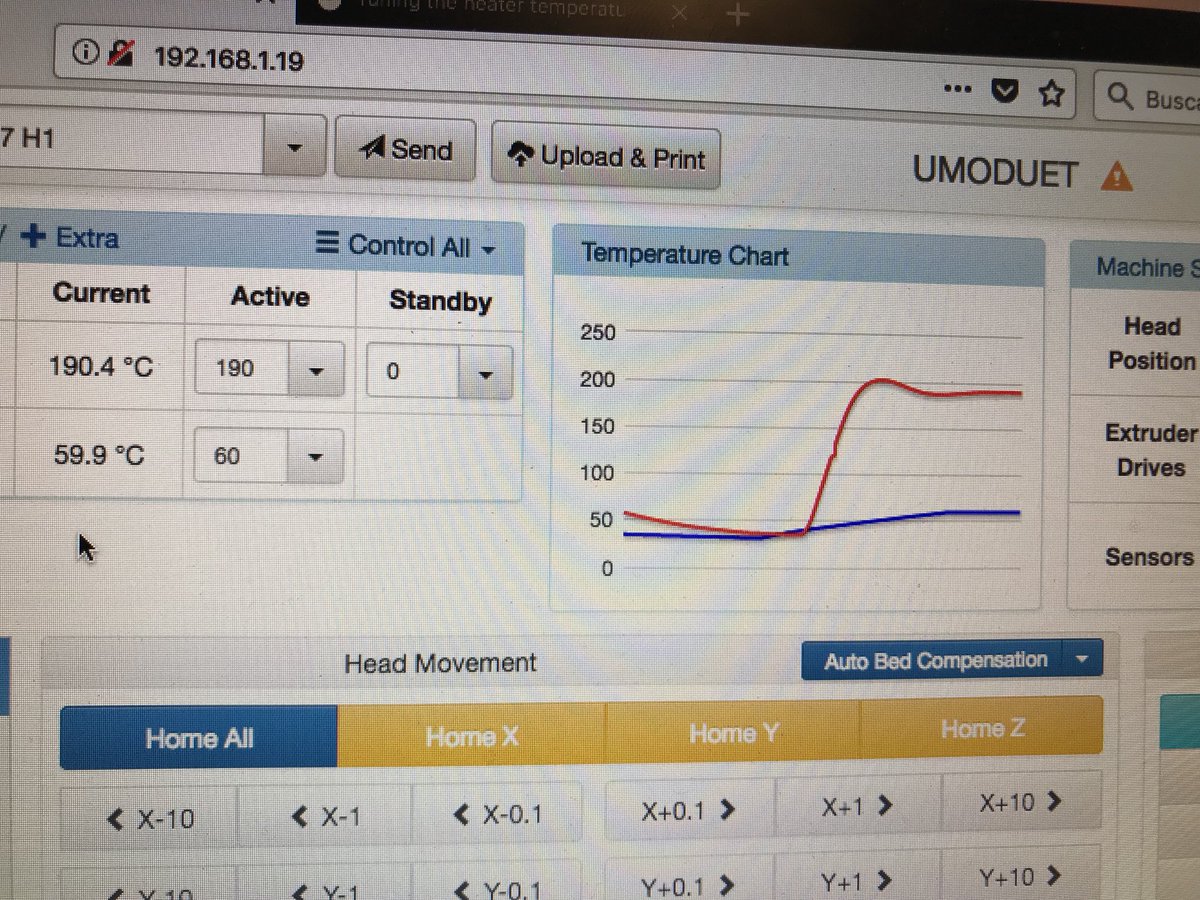 neotko's tweet image. Now this is important @Think3dPrint3d #duet3D

Their PID calibration is just mind blowing. First chart (erratic) is the um2+ default PID values (did behave exactly the same on um2 board)

Second graph is after doing the super easy PID #duet3D tunning. SOSUPERSWEET!!