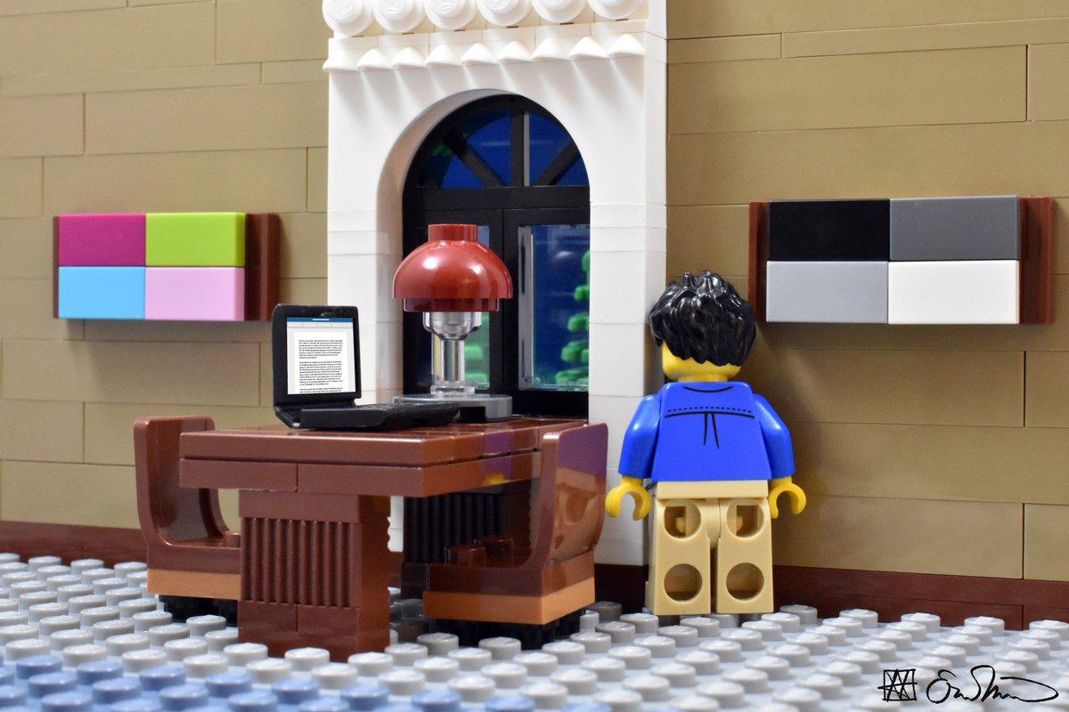 Re-opening a paper draft he has not touched in months, the grad student has no idea what he was thinking.