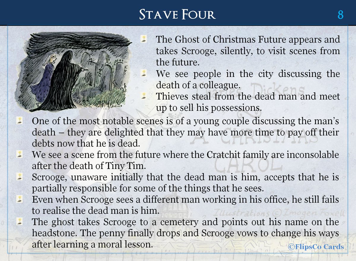 GCSE English Revision on Twitter: &quot;A Christmas Carol revision cards (20 double sided) now