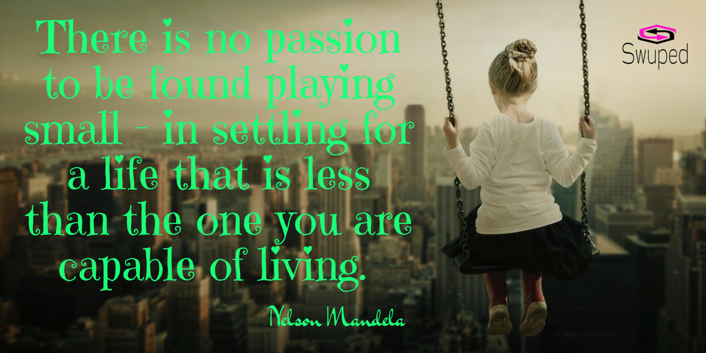 There is no passion to be found playing small - in settling for a life that is less than the one you are capable of living. Nelson Mandela
#WednesdayWisdom #Raleigh #DreamBig #Passion #mylife #Mindset