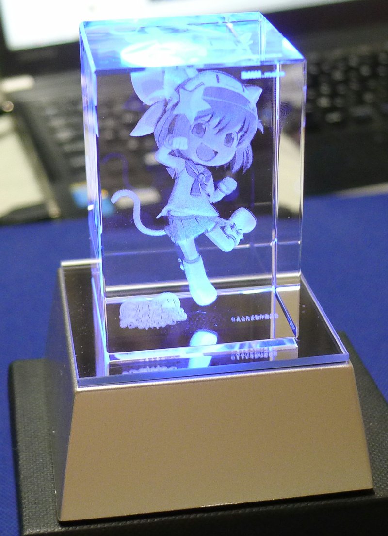 Ck デジモノに埋もれる日々 Dmm Make えとたま3dクリスタル にゃ たん が届いたにゃすね クリスタル小さいわりにめちゃめちゃ重量感ありますね Etotama えとたま