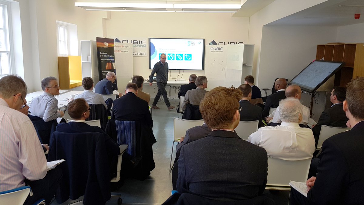 CubicTS's tweet photo. The @its_uk_org and @SmartexGroup #mobile payments workshop is well underway at our London Innovation Centre with some product demos of #gatelessgatelines and #virtualticketing agent. #CubicInnovation #realITS #THISisITS https://t.co/83TkdesbYb