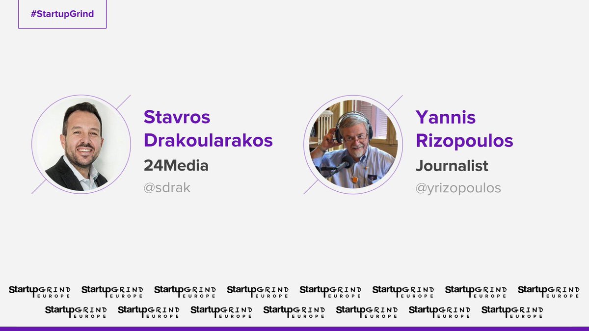 A successful CEO <a href="/sdrak/">Stavros Drakoularakos</a> meets a seasoned tech journalist <a href="/YRizopoulos/">Yannis Rizopoulos</a> 🙌 Feb 20 registrations: goo.gl/LEKNdA