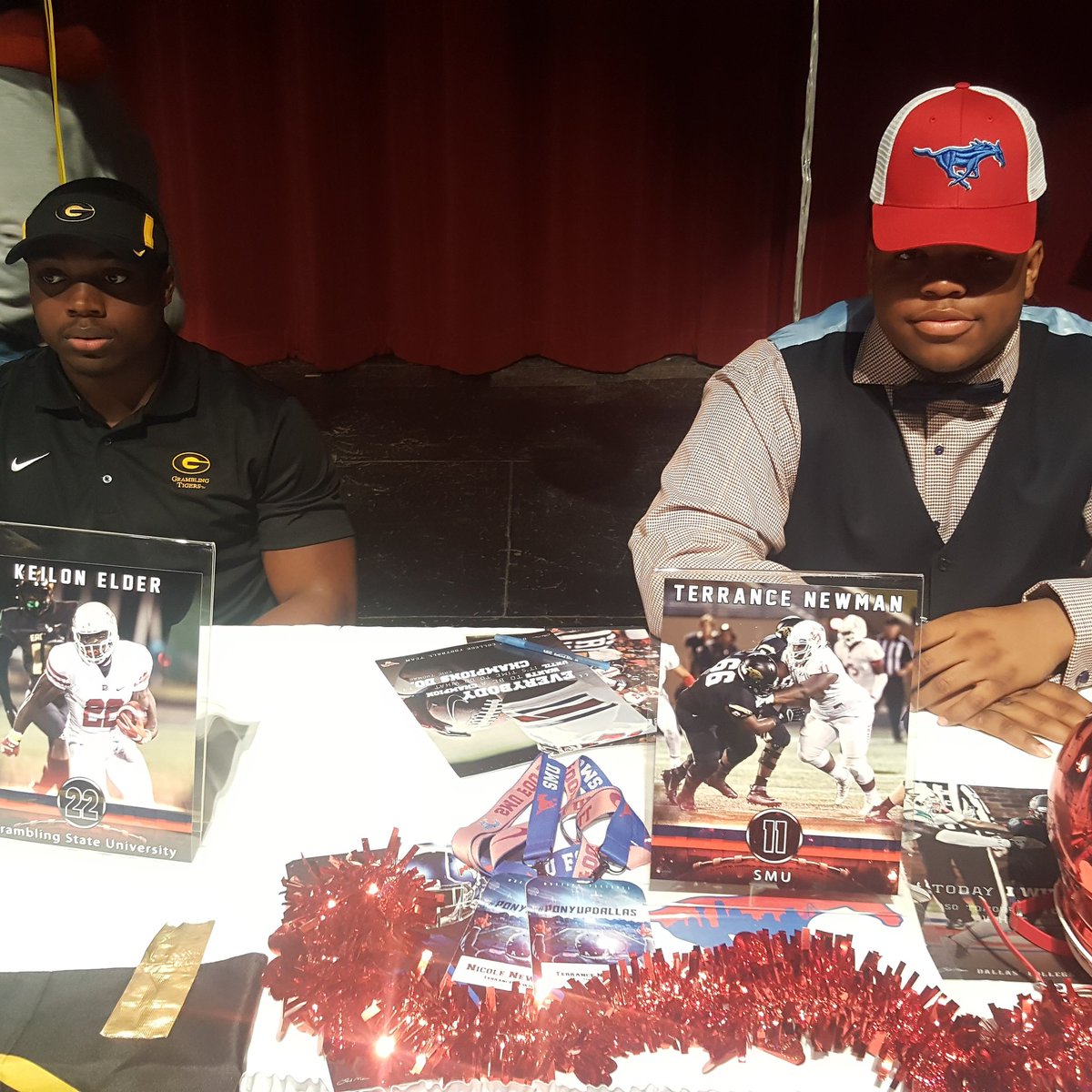 Great young men representing Duncanville at the next level