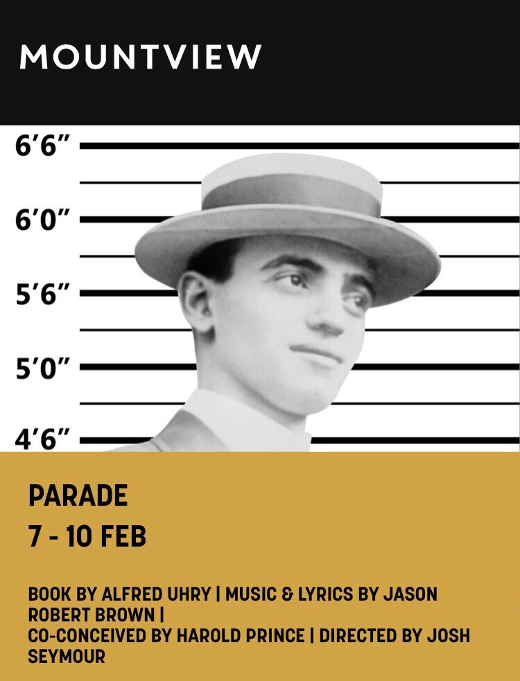 karaalberts's tweet photo. Wishing the cast of @MountviewLDN’s #ParadeMV all of the luck in the world for their opening night. So gutted I can’t see it, but I know you’ll knock em dead! 💜 https://t.co/KGFbuDJNlJ