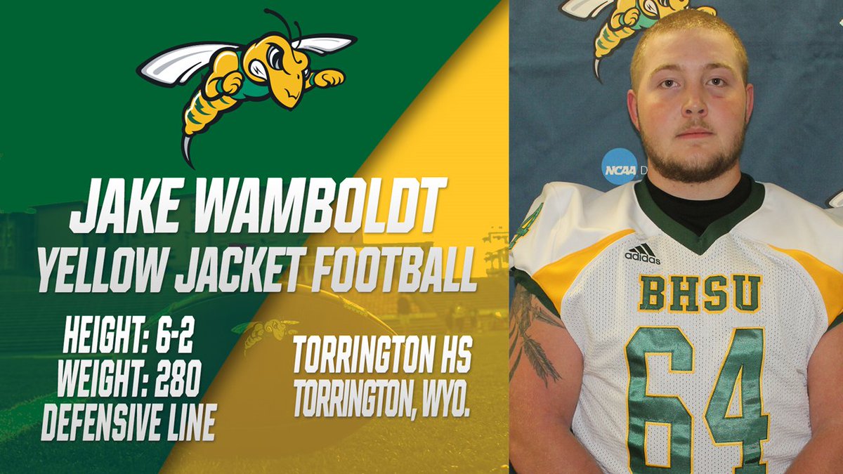 BHSUFB's tweet photo. Commit #3 is officially in! Welcome Jacob Wamboldt to the @BHSUFootball Family! #Attack https://t.co/mEDdBljuWs
