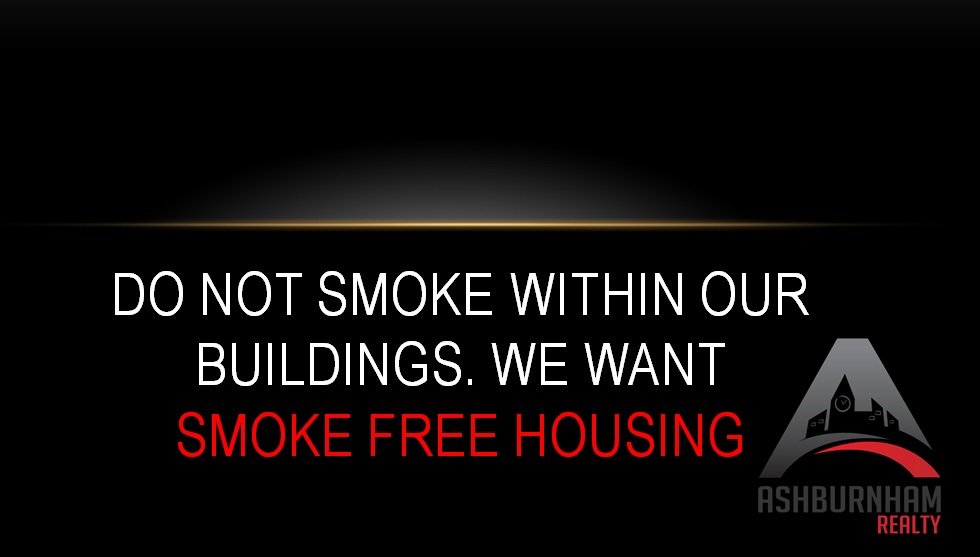 AshRealty's tweet photo. "Given a choice about 80% of people would choose a smoke-free building." The @AshRealty team wants to encourage our tenants to abide by our no smoking policy, to promote a healthier living environment and support quitting smoking by talking to the informative people @Ptbohealth https://t.co/BoOjwHUeVc