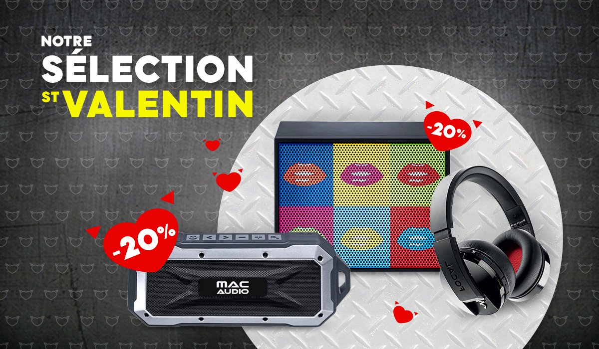 AcidAudioFr's tweet photo. 🎁Casque sans fil #Bluetooth, #enceintes, lunettes de Réalité Virtuelle… Découvrez notre sélection pour faire plaisir à votre moitié pour la #SaintValentin 💝 ➡️ https://t.co/QrGVDS0b5M https://t.co/xVG5vIlNyf
