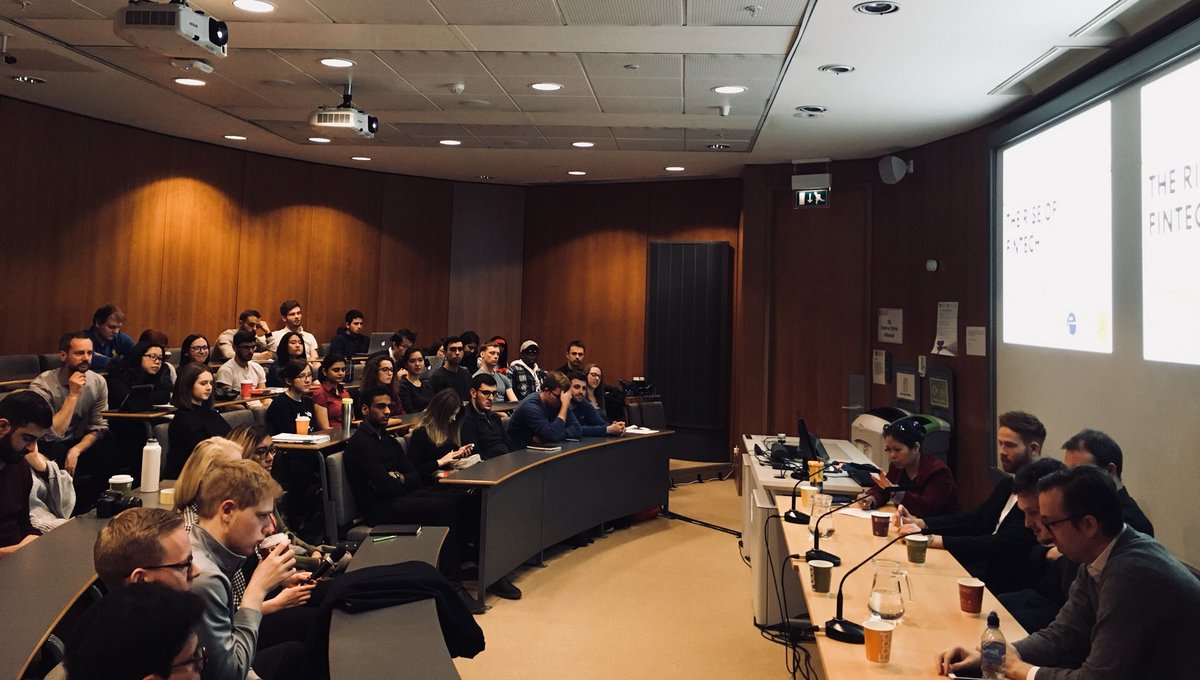 cossemploy's tweet photo. Excited to have a full house at our our Fintech Event! @UofGAsbs #UofGfintech #cossemploy #event https://t.co/V6NKH268ta