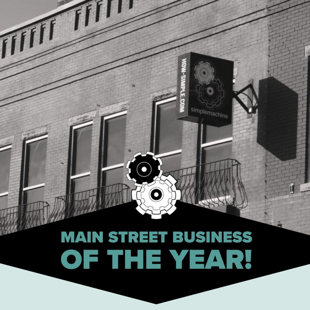 SimpleMachine_'s tweet photo. Simplemachine Won MainStreet Member of the Year! | NWA 
#MainStreetMemeberOfTheYear #HowSimple #BecauseBentonville

Read more about Simplemachine here: https://t.co/X3gzKWRCjl https://t.co/KU8TPOeloc