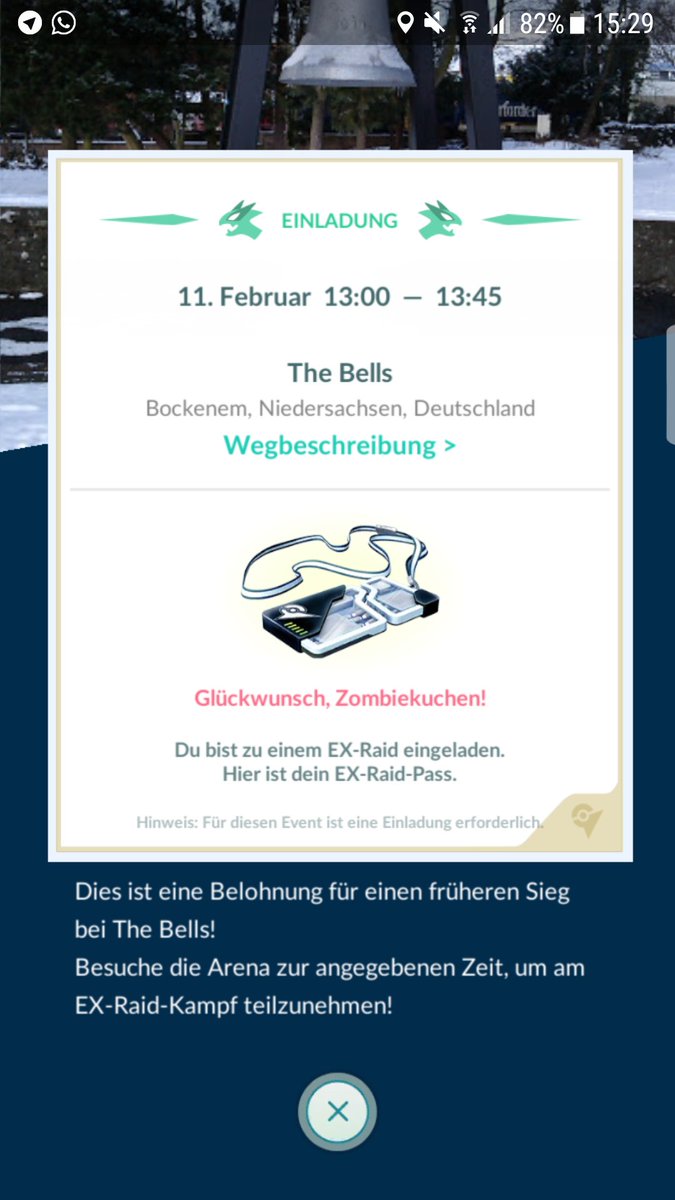 Zombiekuchenn's tweet photo. Ein paar Highlights der letzten Zeit aus meinem #PokémonGo Leben. Auf 100er Jagd ein #Ditto gefangen, einen 93% #Stollos aus nem Raid bekommen. Mit @lasssiegehen morgens #Flunkifer gemacht und 1 #Shiny kassiert. Eine neue Ex Raid Einladung an einer mir unbekannten Arena bekommen. https://t.co/teD6ORvbZb