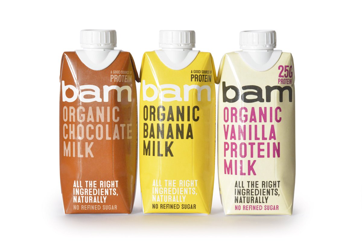 The new Bam Organic line up! 👍 #organic #natural #newlook #nothingadded #protein #refuel #recovery #norefinedsugar #bamlifedrink #bamorganic