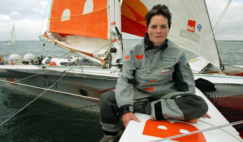 On This Day – 7 February 2005 🗓 <a href="/ellenmacarthur/">Ellen MacArthur</a> onboard trimaran B&amp;Q/Castorama breaks the speed record for sailing solo around the world.
The 27,354 nautical miles (50,660 km) journey took her 71 days, 14 hours 18 min. 33 sec.