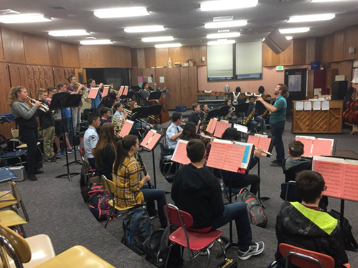 pineviewmusic's tweet photo. Grateful to have Mr. Jay Nygaard rehearsing with the Jazz Band this morning. St. George Jazz Festival is this Saturday! https://t.co/AjpyuC1zhP