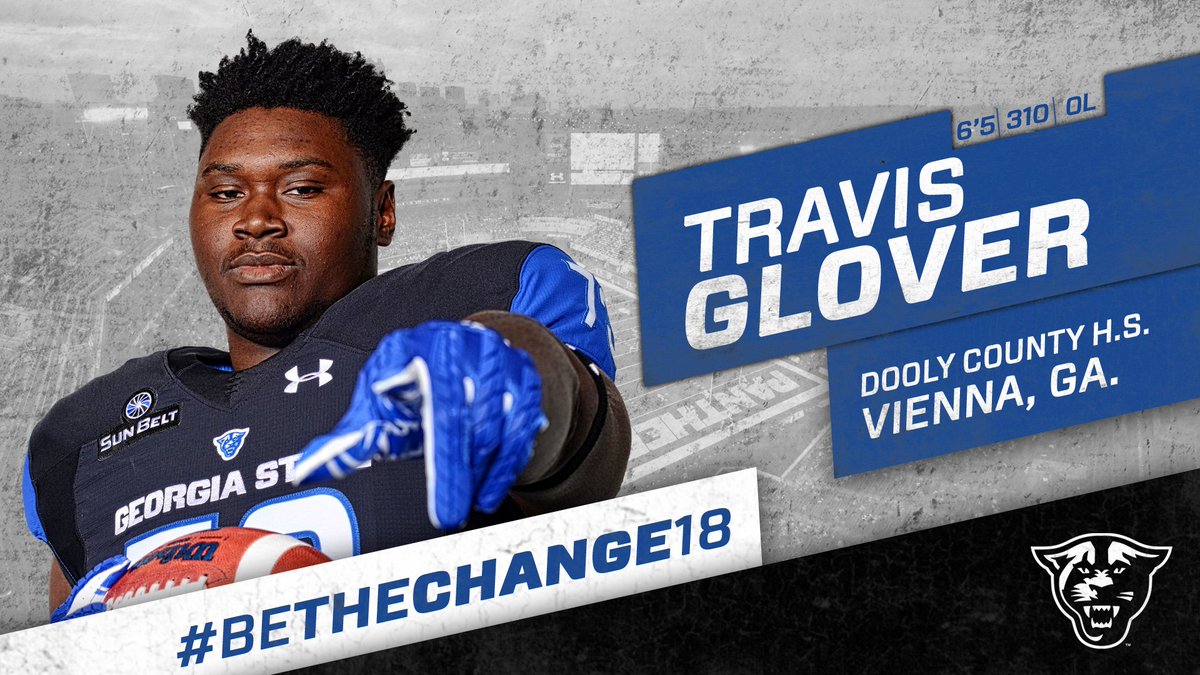 GeorgiaStateFB's tweet photo. 👏🖋A big, and I do mean BIG, addition to the offensive line from right here in the 🍑 State. Welcome @Travis2Great 

#BeTheChange18  #NSD18 https://t.co/Luhy6Xjvc2