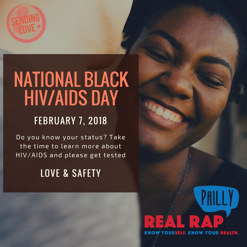 RealRapPhilly's tweet photo. Have you been tested for HIV lately? If not, take a moment and get tested today. It's National Black HIV/AIDS Awareness Day. https://t.co/4FM9WIW1So