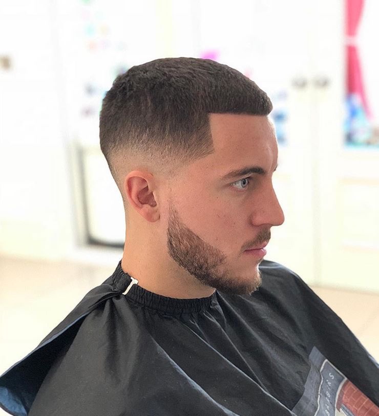  Eden  Hazard  Haircut Back