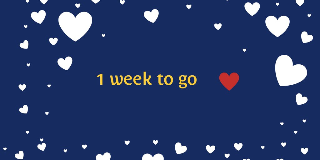 Countdown has started! 1 week to go! Treat your #Valentines to a trip away this year! There is still time to book. #Valentines #getaway #surprise bit.ly/2EHUWuk
