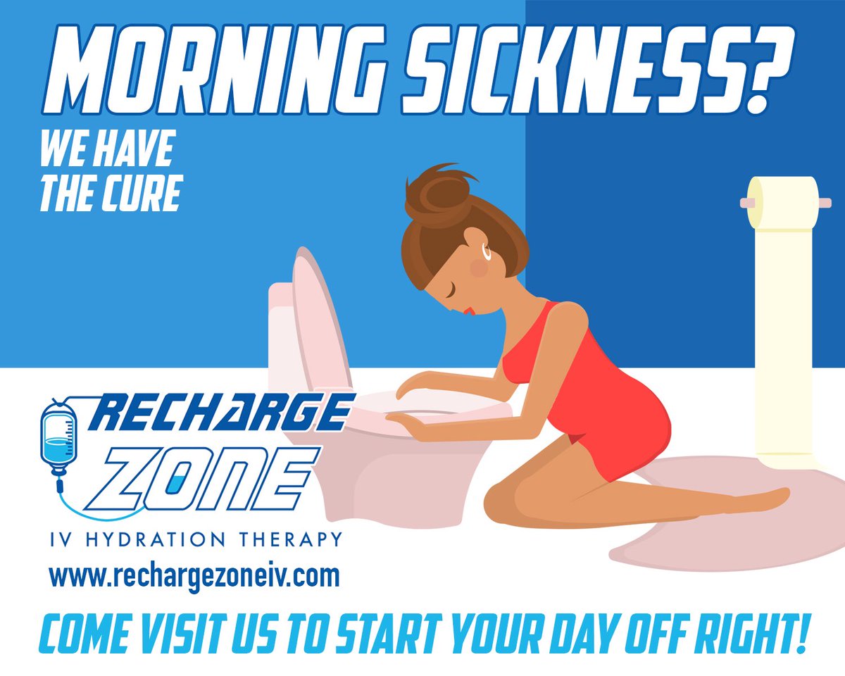 RechargeZoneIV's tweet image. Suffering from morning sickness? 
#IVTherapy will help you find relief and start your day off right! 
Come visit! 💦💉 
#RechargeZoneIV #sanantonio #ivhydration