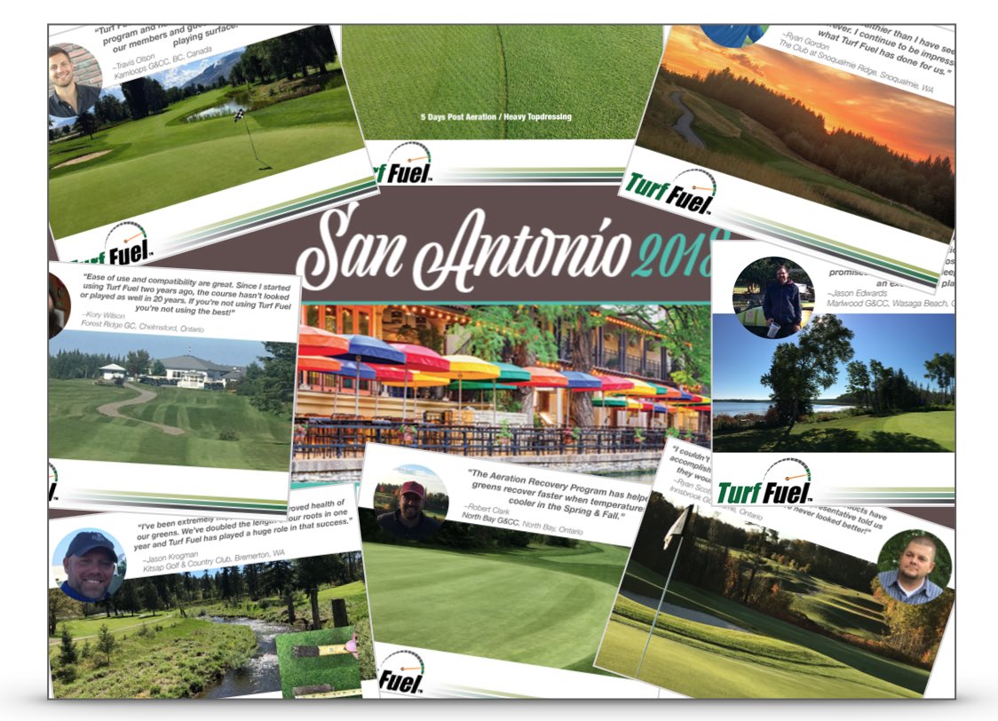 TurfFuel's tweet photo. Today is a great opportunity to learn why so many turf managers trust Turf Fuel. Booth 19062 #GIS18 #moreispossible @TargetSpecProd https://t.co/hL4iuTU7UT