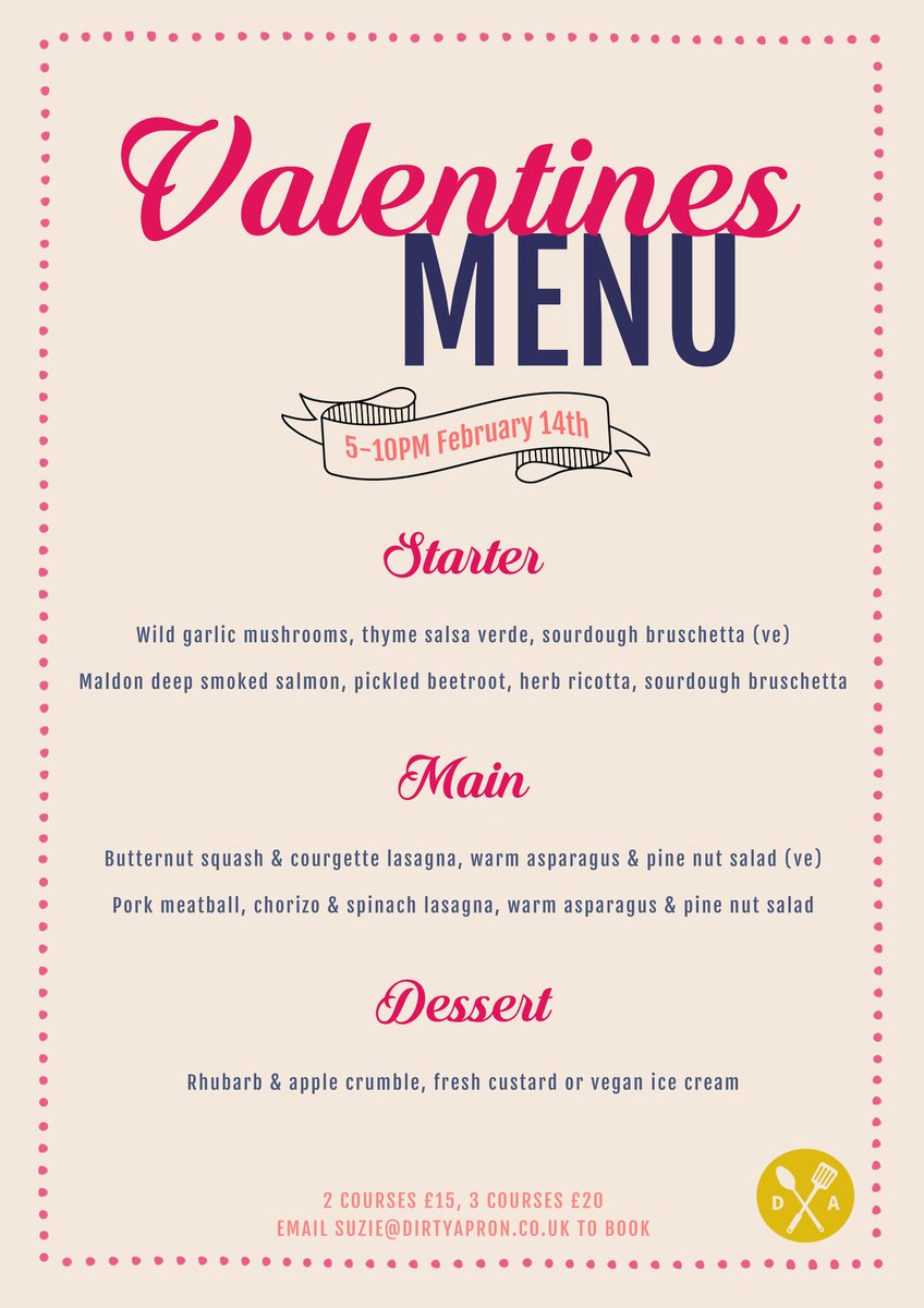 DirtyApronUK's tweet photo. Roses are red, our aprons are blue, take your #valentine to Dirty Apron, it's cheaper than Nobu https://t.co/EbBD1WNU2O