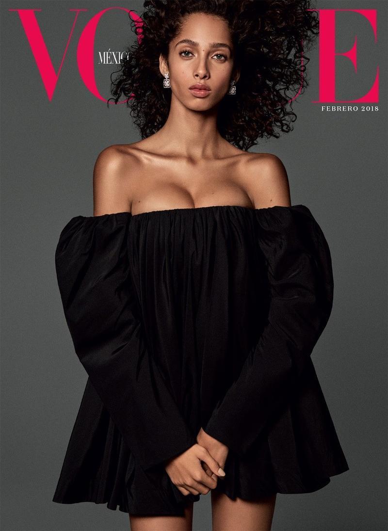 Elite_amsterdam's tweet photo. COVERSTAR YASMIN FOR VOGUE MEXICO FEBRUARY 2018 #EliteGirlsDoItBetter #YasminWijnaldum https://t.co/ghMAa9La4o