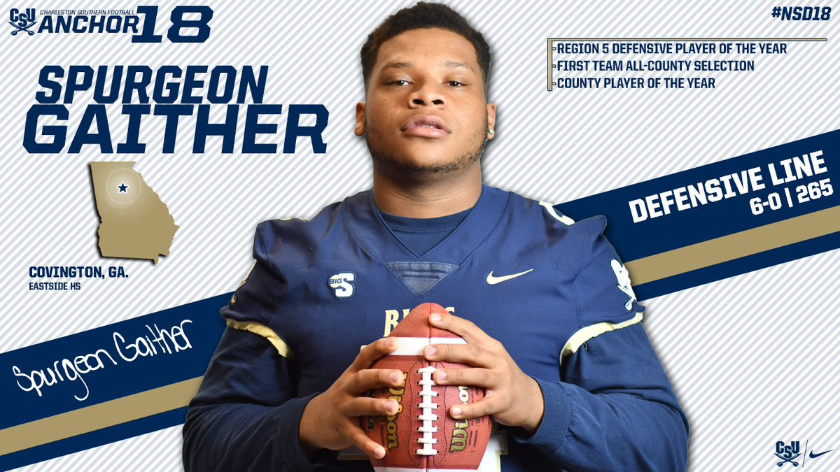 csusports's tweet photo. .@CSUFB welcomes @SpurgeonGaither to the #NSD18 #Anchor18 class

⚔️🏈⚔️🏈⚔️🏈 https://t.co/7JbqACA5E3