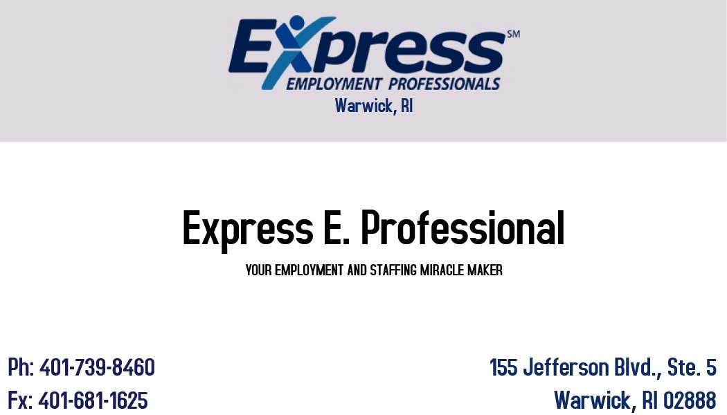 ExpressWarwick's tweet image. February 7th is "Send a Card to a Friend" Day!  In the spirit, we'd like to provide you with the most VALUABLE card to have in your pocket while searching for employment or staffing! Contact us today and let us help!