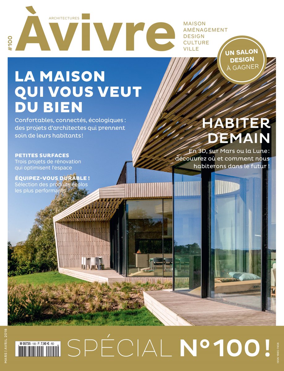 JordiPatillon's tweet photo. En avant-première : la couverture du prochain @A_VIVRE ! Spécial n°100 en kiosque le 16 février. En couv' : UNStudio © Fedde de Weert #teamarchi #team100 https://t.co/etBdP0pY1U