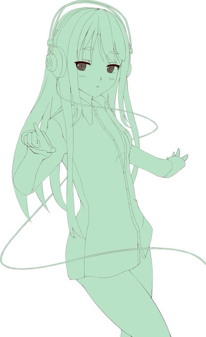 線画おわったぁ 