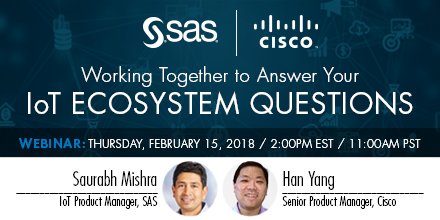 _SaurabhM's tweet photo. Did you know? By 2020, the #IoT market is to reach $267B. Join industry experts @Cisco @HanYang1234 and @SASSoftware @_SaurabhM on February 15, 2018 2:00 PM ET to learn more. Save a seat now https://t.co/TVVq7mw0z1 https://t.co/0JKtS44owD