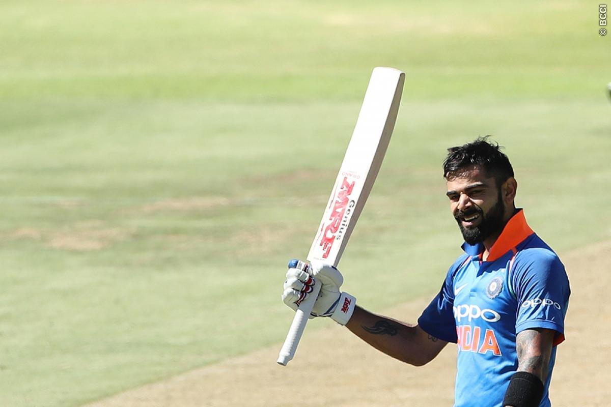 Captain Leading From The Front!

<a href="/imVkohli/">Virat Kohli</a> 160* off 159 balls!

India - 303/6 (50 overs)

(PIC Credit - BCCI) #SAvIND