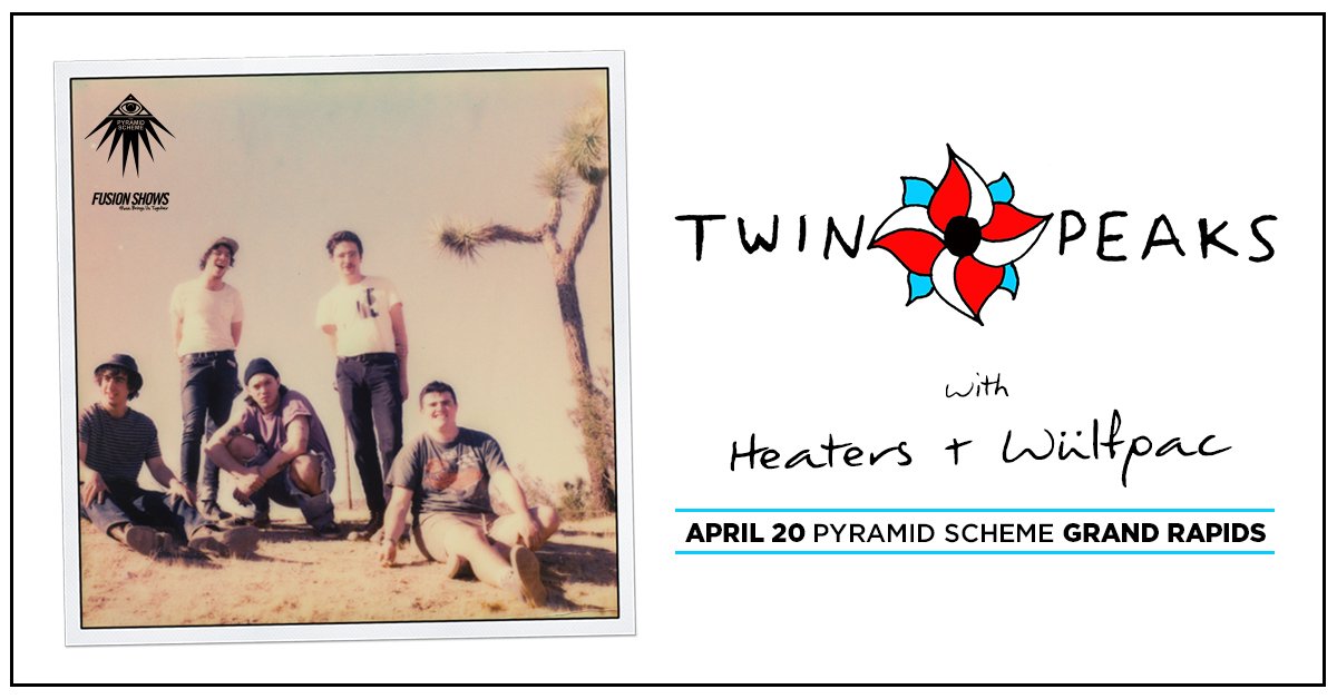JUST ANNOUNCED: <a href="/heatersband/">Heaters</a> &amp; Wülfpac join <a href="/TwinPeaksDudes/">Twin Peaks Dudes 🌟</a> at <a href="/pyramidschemegr/">The Pyramid Scheme</a> on April 20, which is part of The Pyramid Scheme's 7th Anniversary!!

Tickets on sale now: goo.gl/xRH9za
